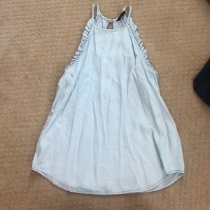 super cute ruffle tank top